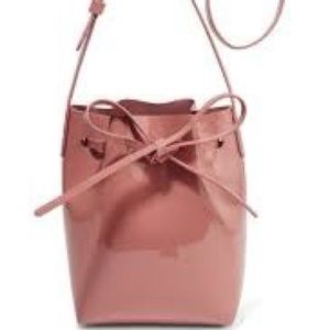 Mansur Gavriel Mini Mini Bucket Bag Patent Leather